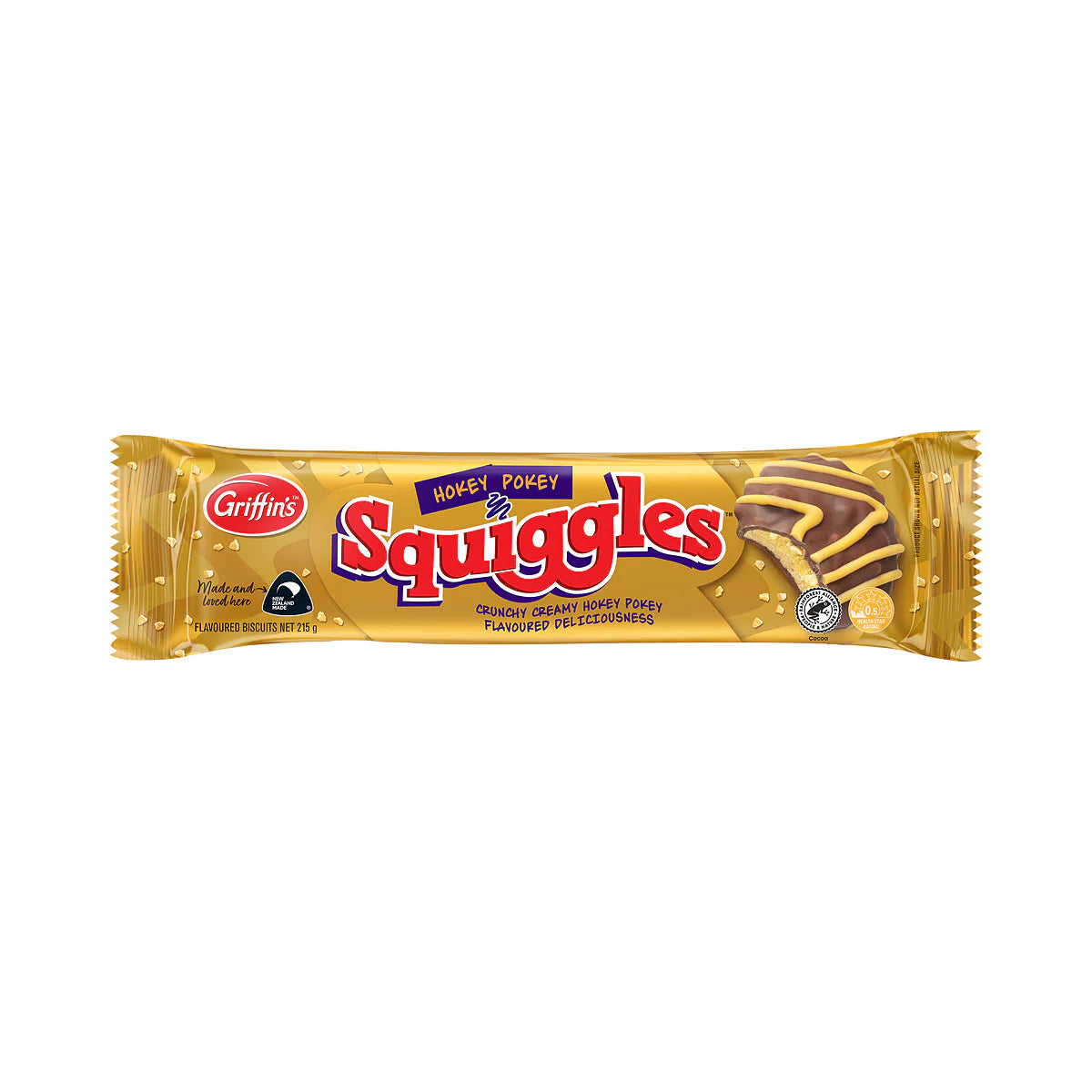 Griffin's Squiggles Hokey Pokey Biscuit 215g