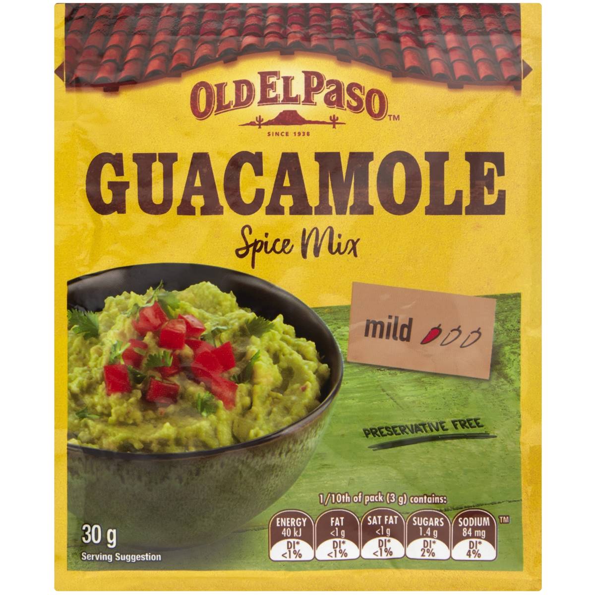 Old El Paso Guacamole Seasoning 30g