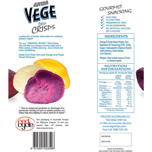 Vege Deli Crisps Original Blend Purple & Orange Sweet Potato & Taro 100g