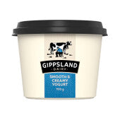 Gippsland Dairy Yoghurt Smooth & Creamy Plain 700g