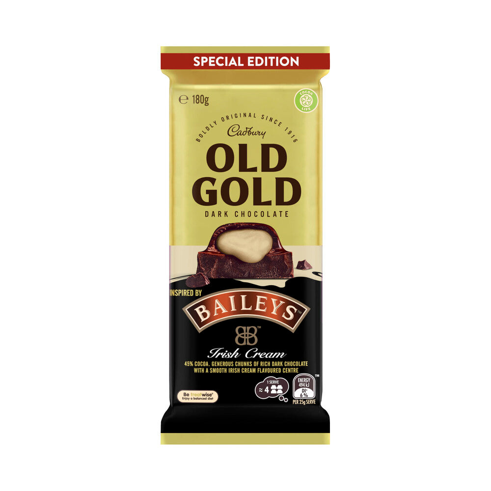 Cadbury Old Gold Baileys Special Edition Block 180g