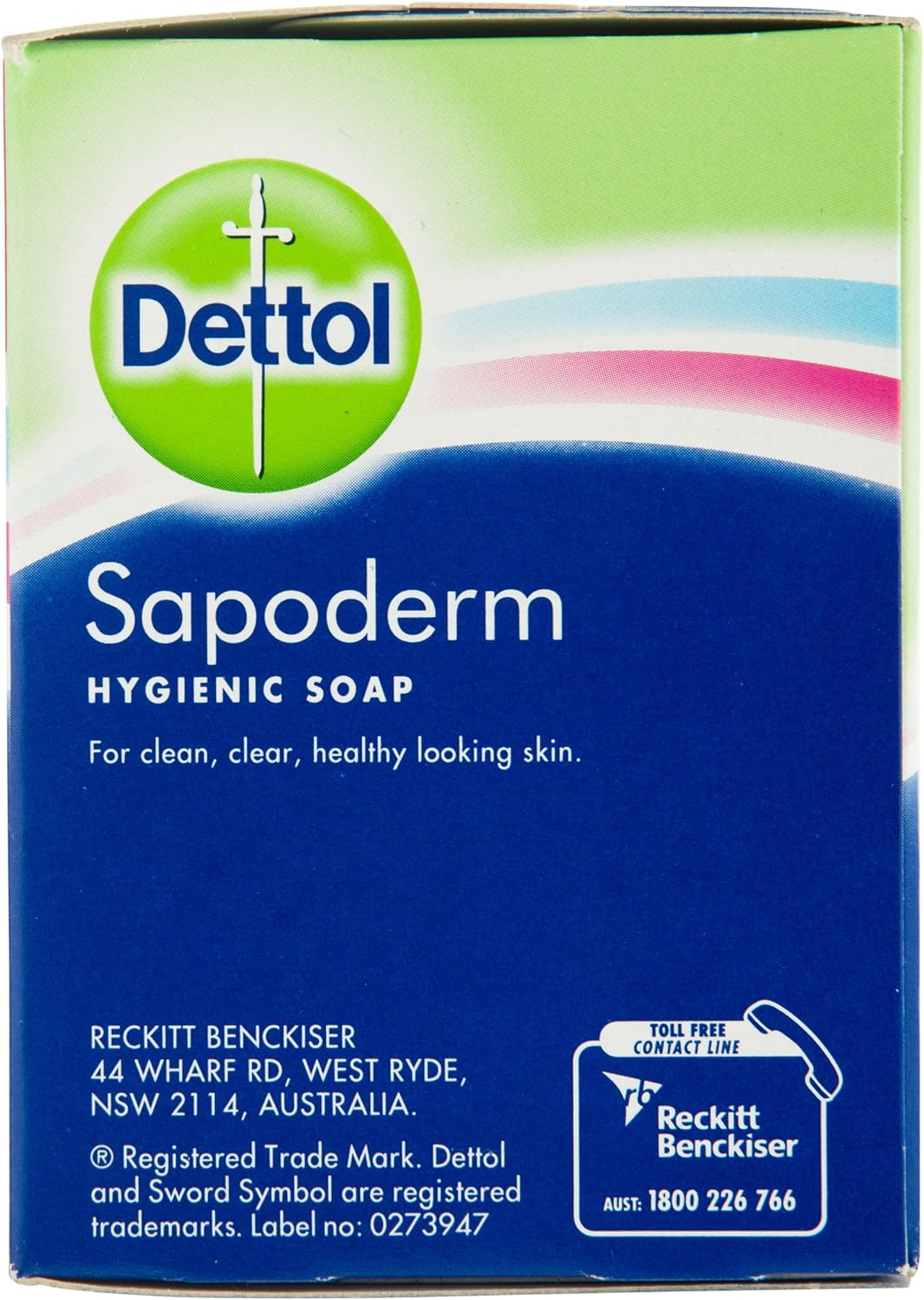 Dettol Sapoderm Medicated Soap 3pk 375g