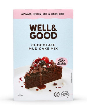 Well & Good Chocolate Mud Cake Mix 475g