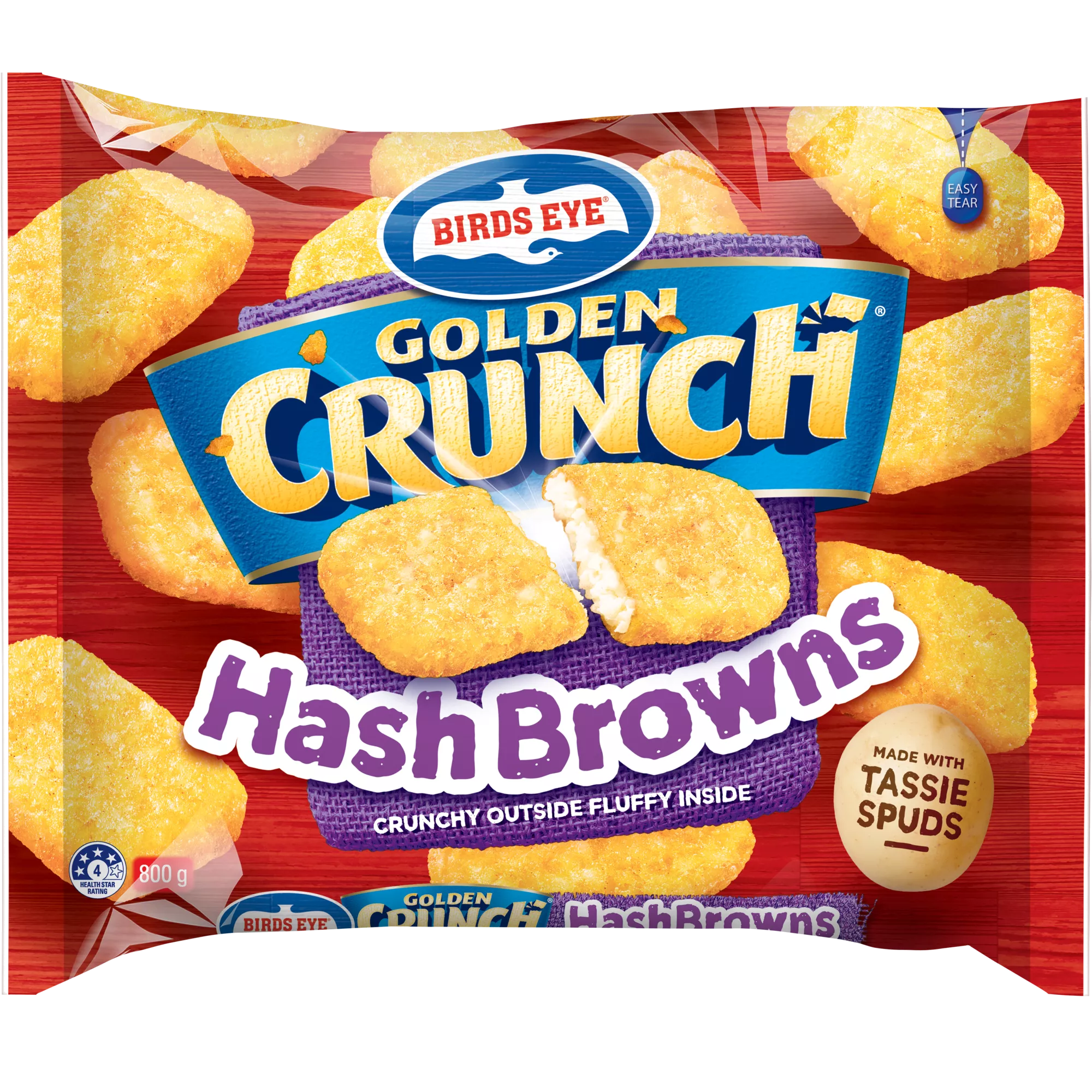 Birds Eye Golden Crunch Hash Browns 800g