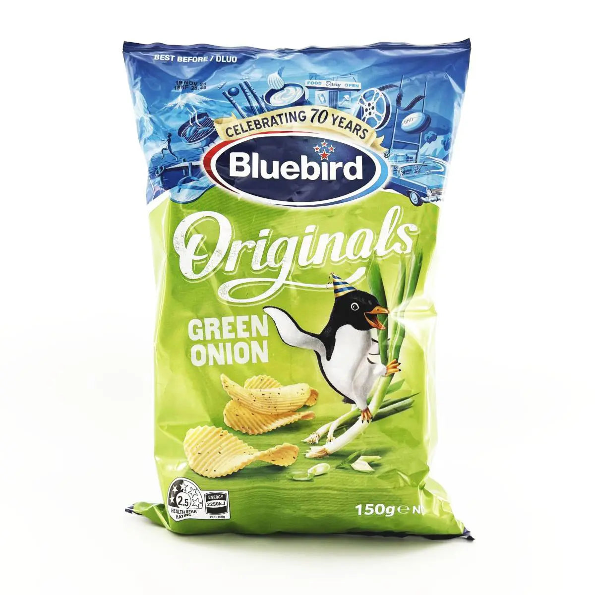 Bluebird Chips Green Onion 150g