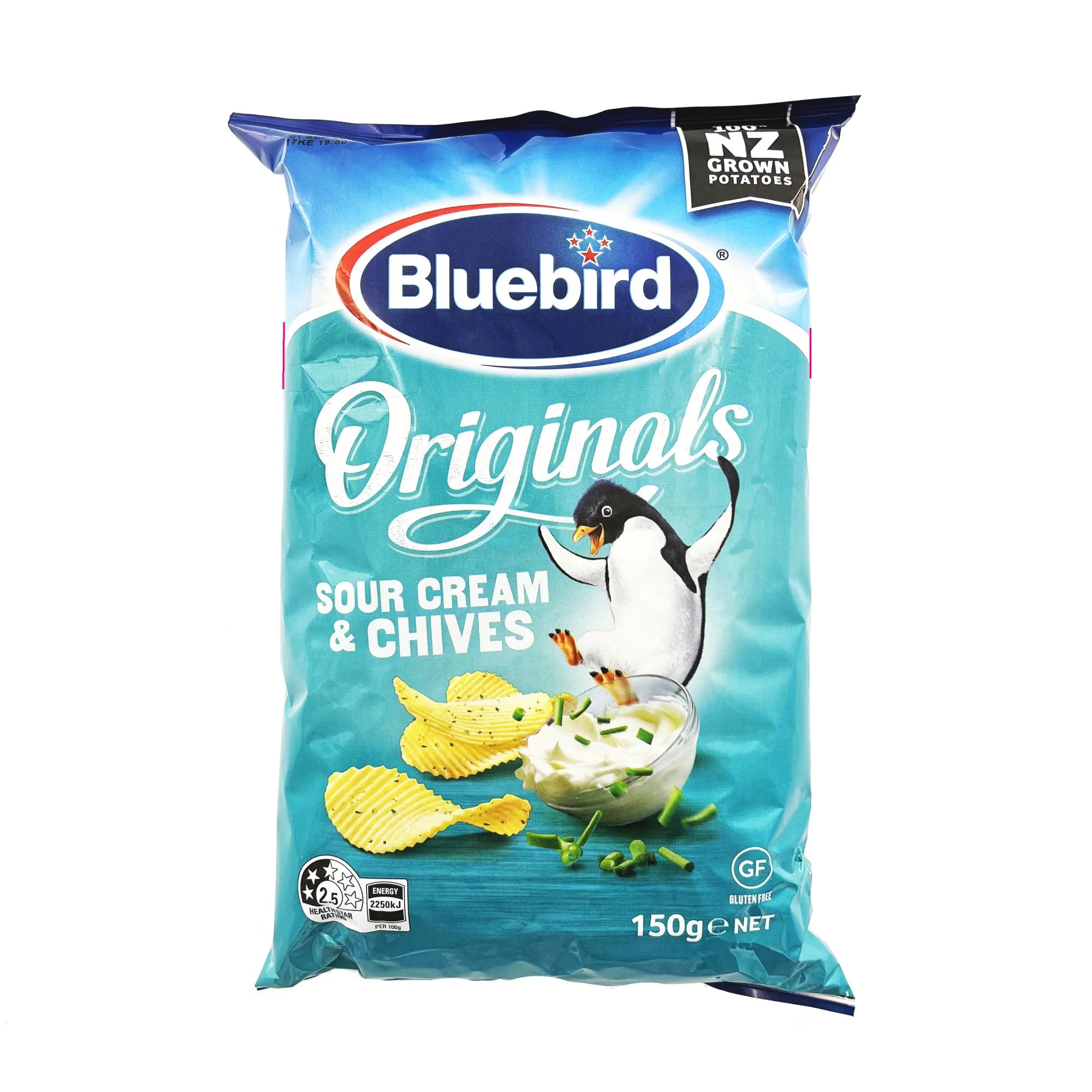 Bluebird  Chips Sour Cream & Chives 150g