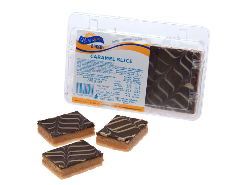 Glutenfree Bakery Caramel Slice 6pk