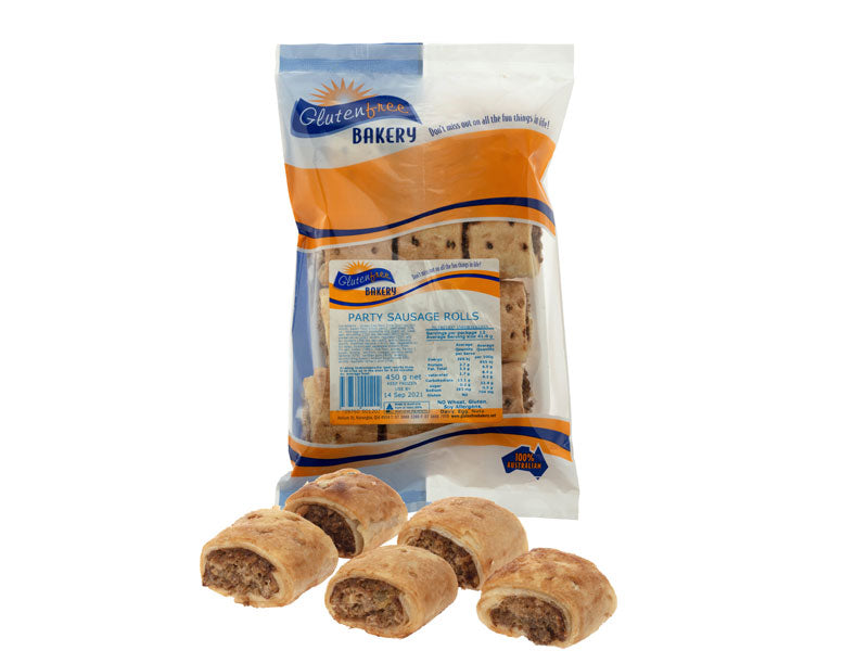 Glutenfree Bakery Party Sausage Rolls 12pk