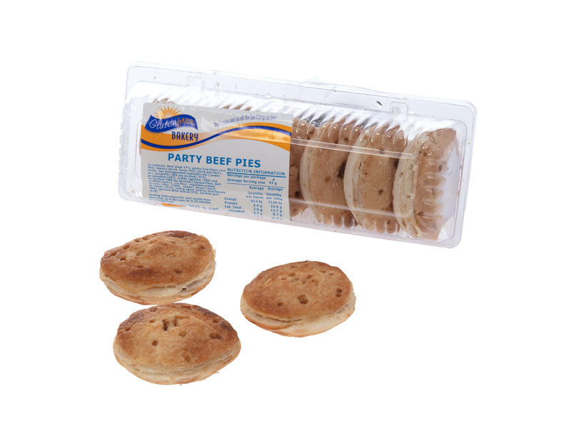 Glutenfree Bakery Beef Party Pies 6pk