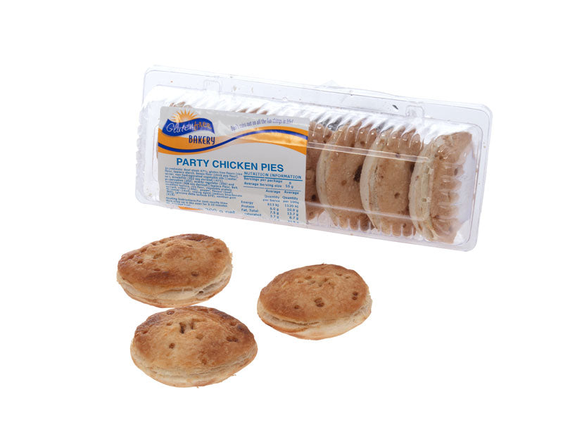 Glutenfree Bakery Chicken Party Pies 6pk