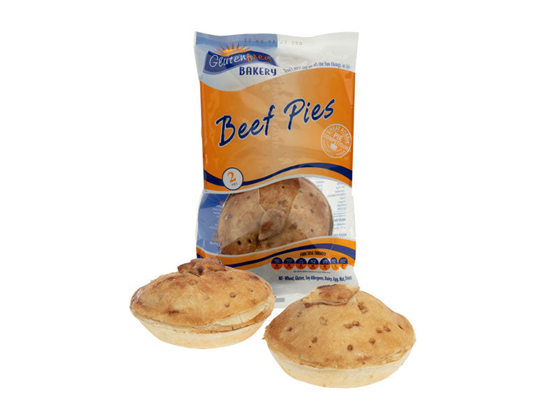 Glutenfree Bakery Beef Pies 2pk