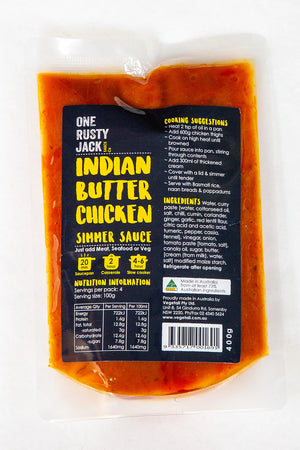 One Rusty Jack Indian Butter Chicken Simmer Sauce 400g