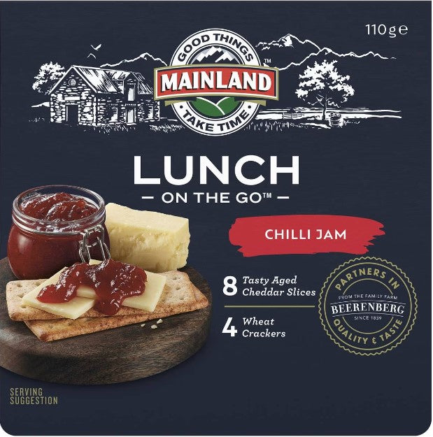 Mainland Lunch on the Go Cheese & Crackers Chilli Jam 110g