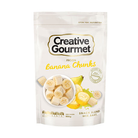 Creative Gourmet Frozen Banana Chunks 500g