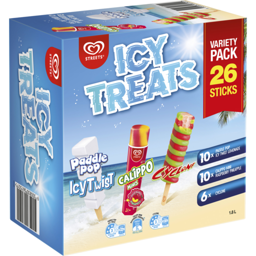 Streets Icy Treats Variety Pack 26pk