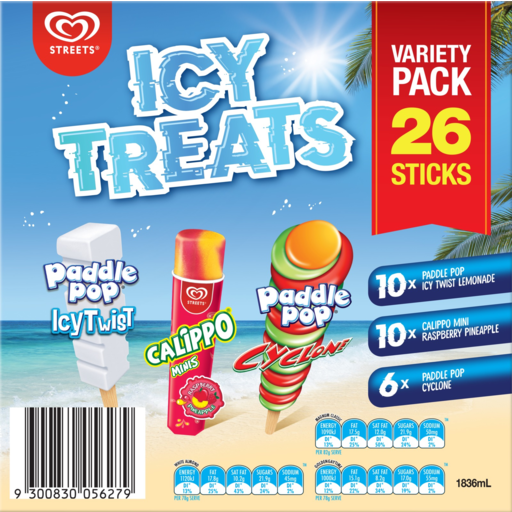 Streets Icy Treats Variety Pack 26pk