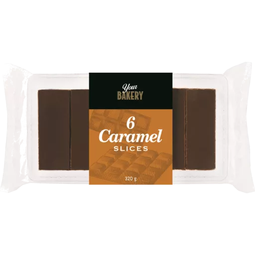 Your Bakery Caramel Slice 6pk