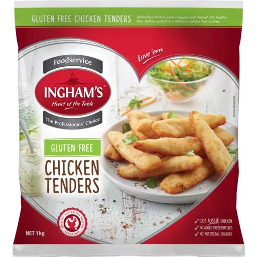 Ingham Chicken Tender Gluten Free 1kg