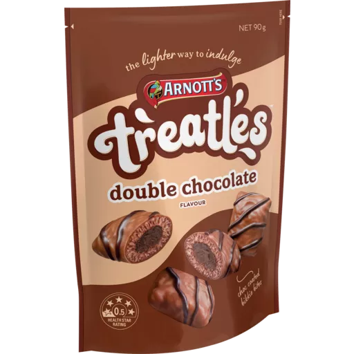 Arnotts Treatles Double Chocolate 90g