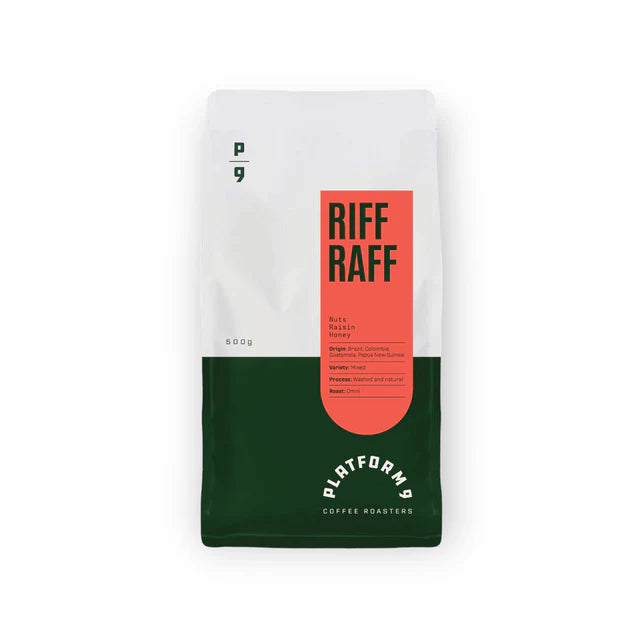 Platform 9 Riff Raff Coffee Beans 500g