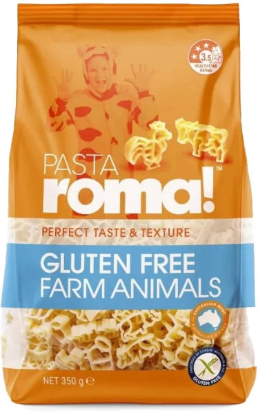 Pasta Roma Farm Animals Gluten Free 350g