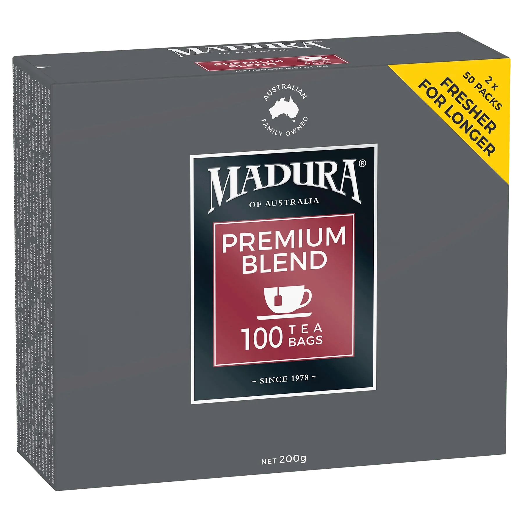 Madura Premium Blend Tea Bags 100pk 200g