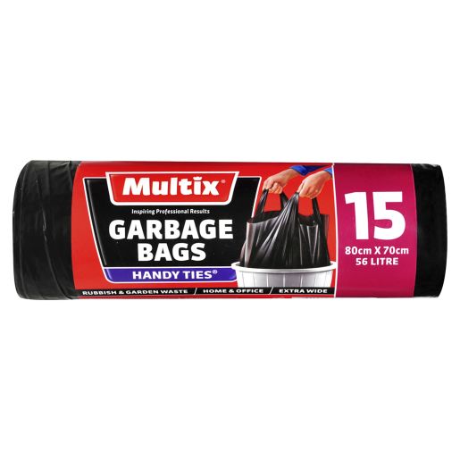 Multix Garbage Bag with Handles 15pk