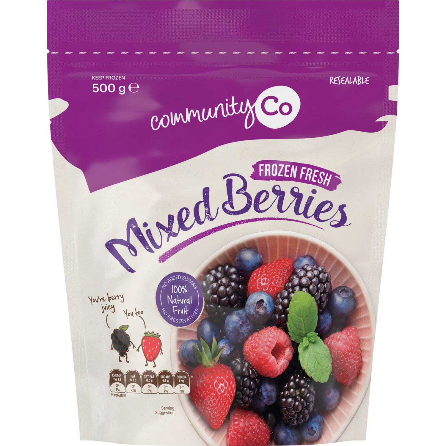 Community Co Frozen Mixed Berries, 500g