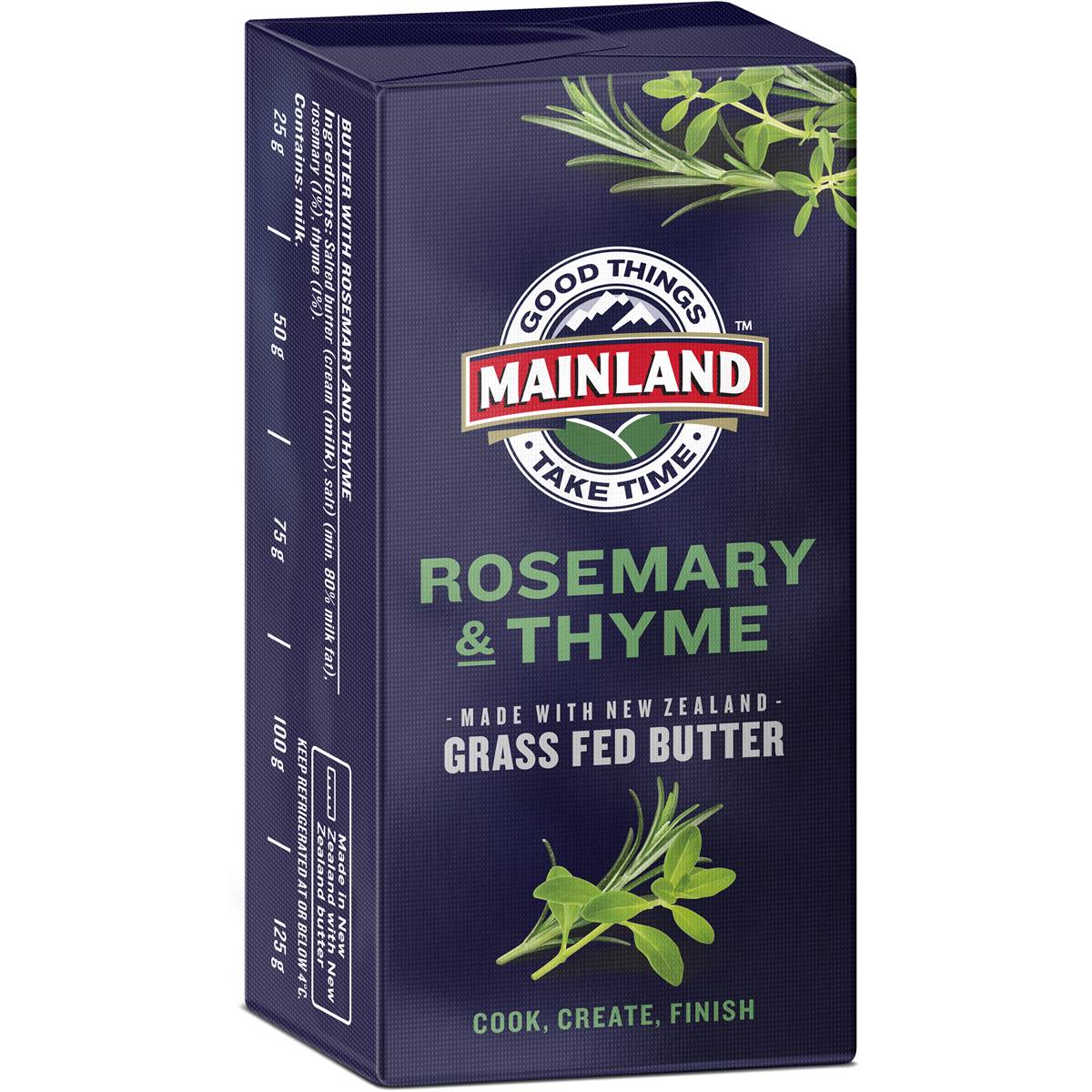 Mainland Butter Rosemary & Thyme 125g