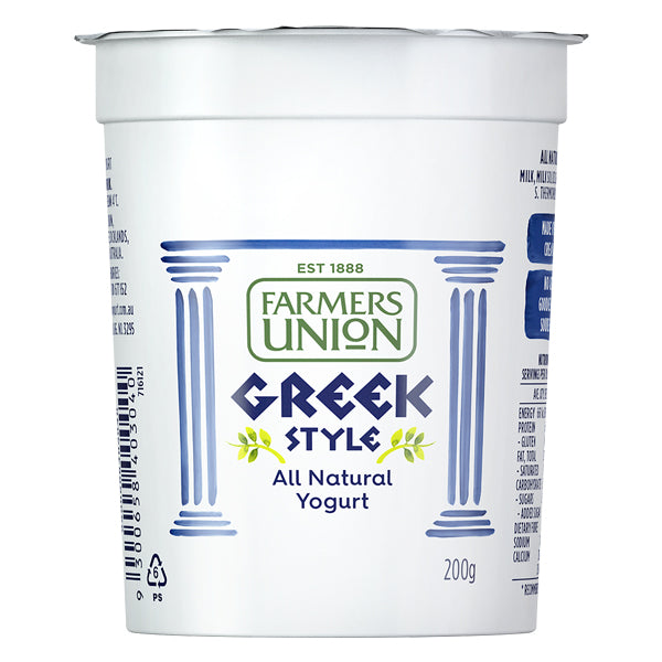 Farmers Union Greek Style Natural Yoghurt 200g