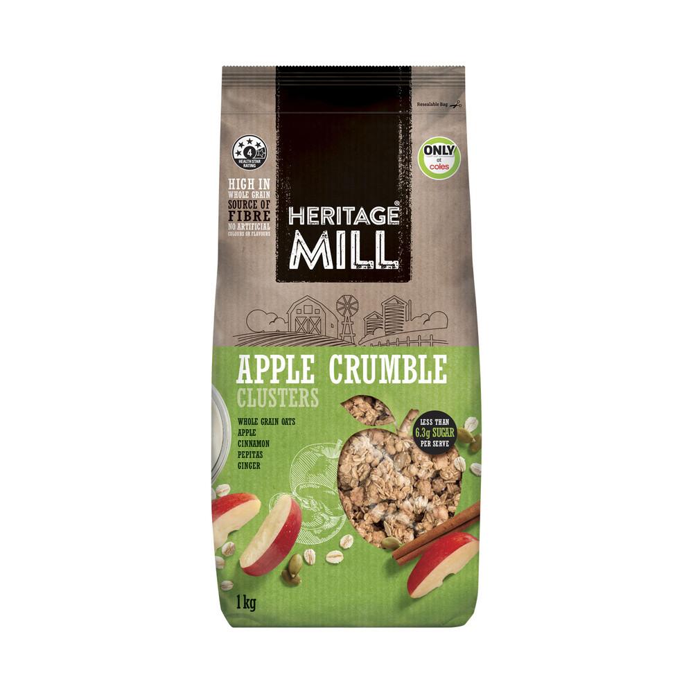 Freedom Foods Heritage Mill Apples Crumble Clusters 750g
