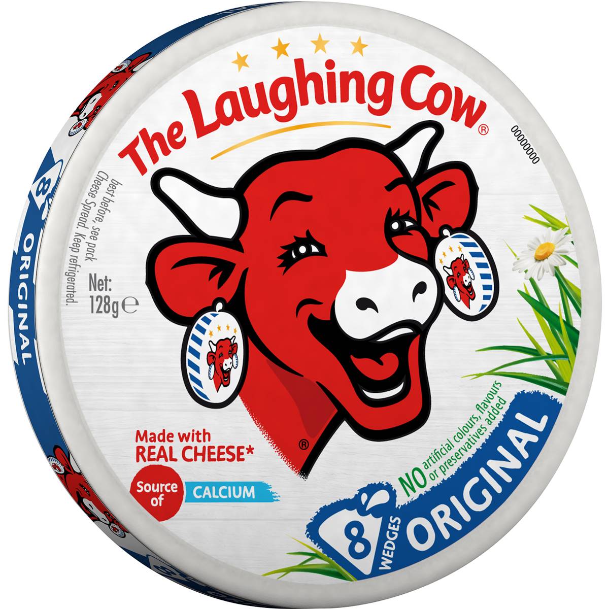 Laughing Cow Cheese Original 8 Wedges 128g