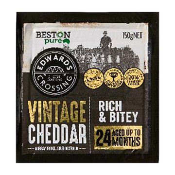 Edwards Crossing Cheese Vintage Cheddar 150g