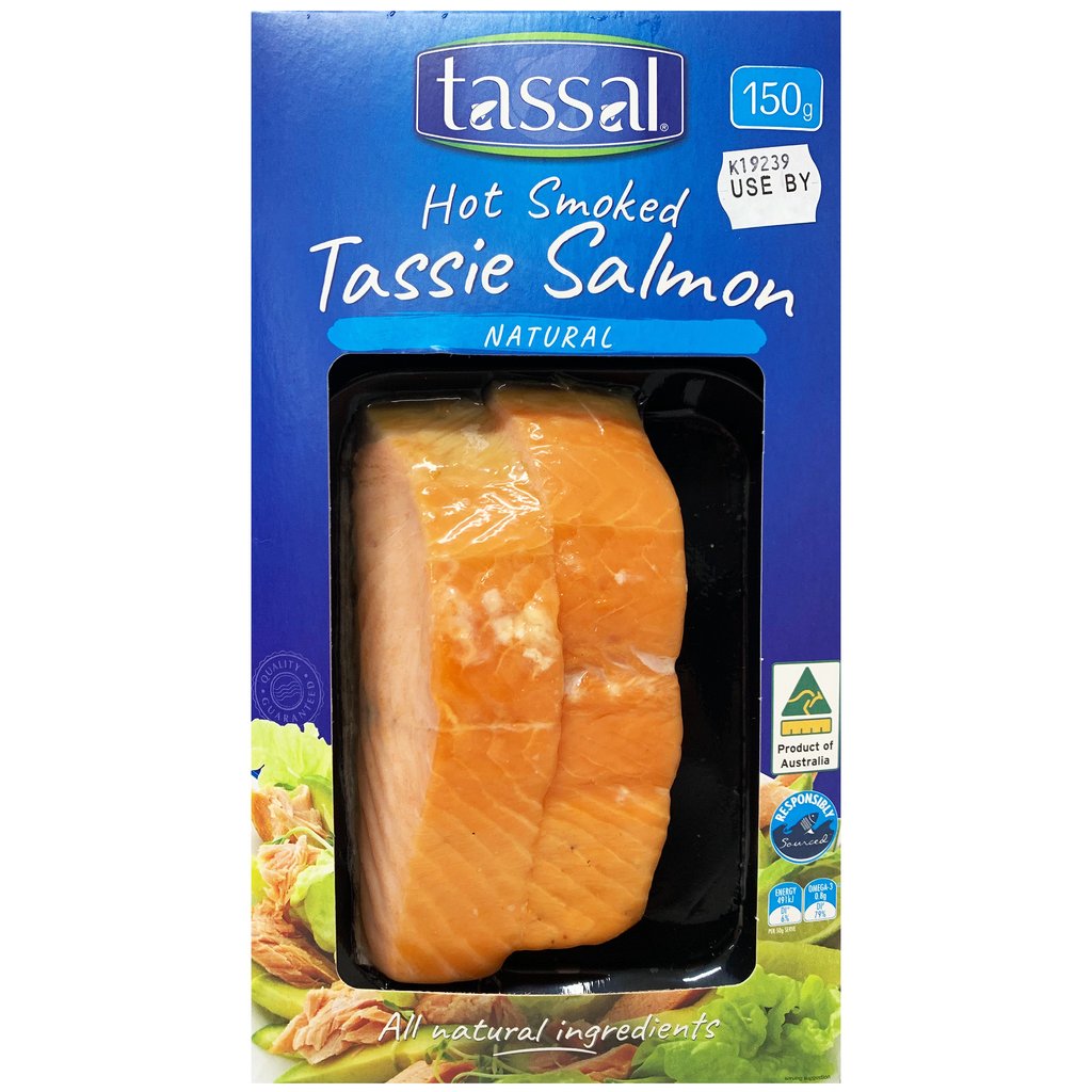 Tassal Hot Smoked Salmon Natural 150g