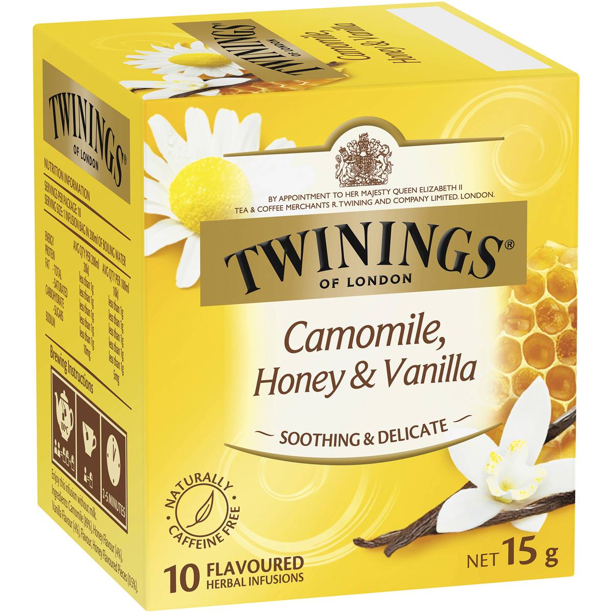 Twinings Camomile, Honey & Vanilla Tea bags 15g x 10