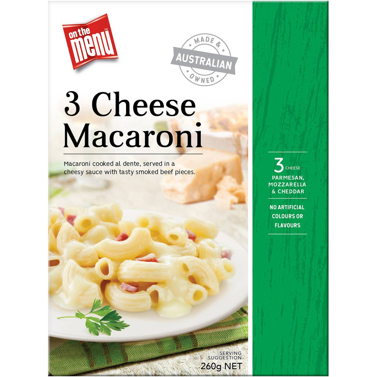 On the Menu 3 Cheese Macaroni 260g