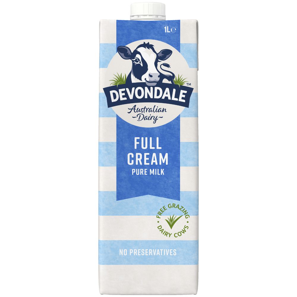 Devondale Full Cream UHT Milk 1L
