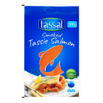 Tassal Premium Tasmanian Smoked Salmon Slices 100g