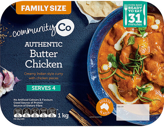 Community Co Authentic Butter Chicken Family Size 1kg