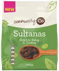 Community Co Sultanas 500g