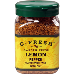 G Fresh Lemon Pepper 100g