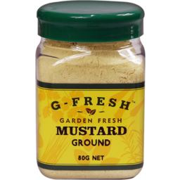 G Fresh Ground Mustard 80g
