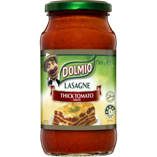 Dolmio Lasagne Thick Tomato Sauce 505g