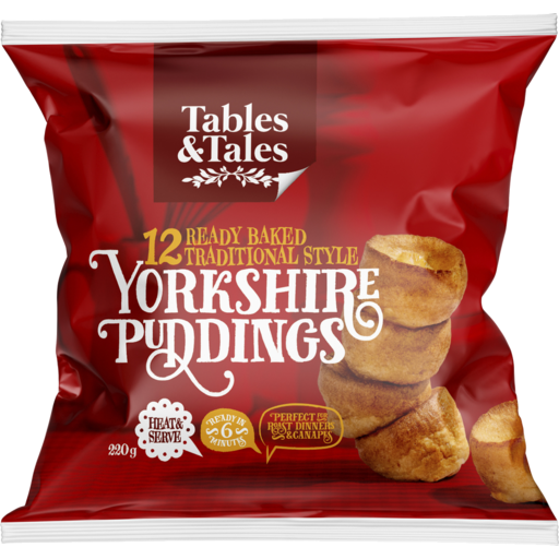 Tables  & Tales Yorkshire Puddings 220g