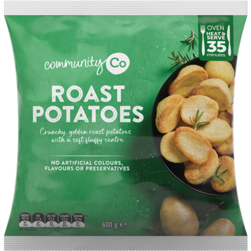 Community Co Roast Potatoes Frozen 600g