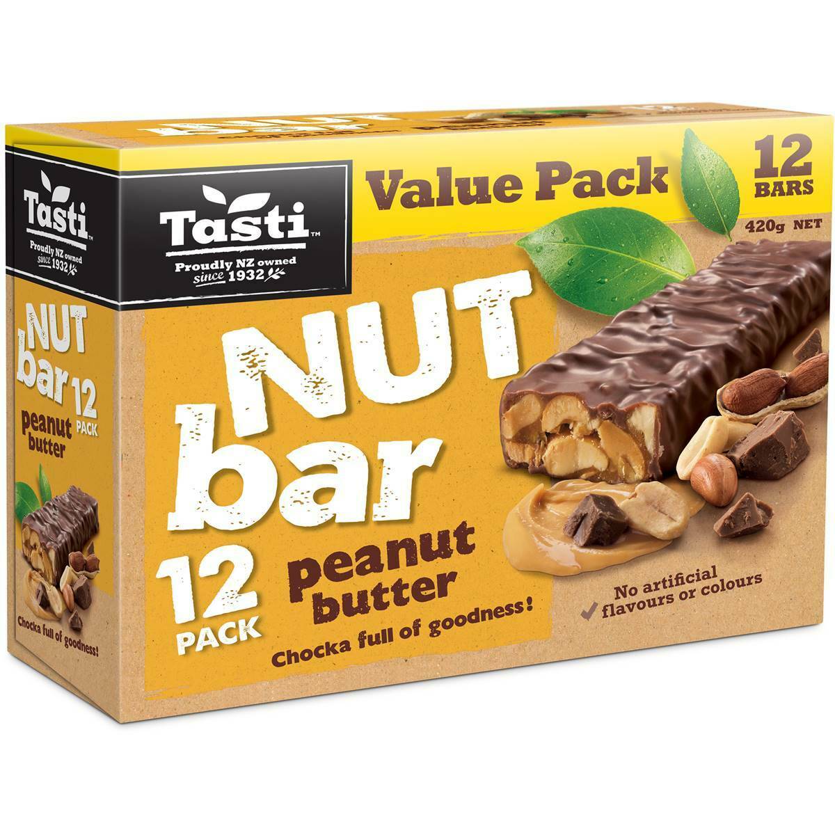 Tasti Nut Bar Peanut Butter 420gm