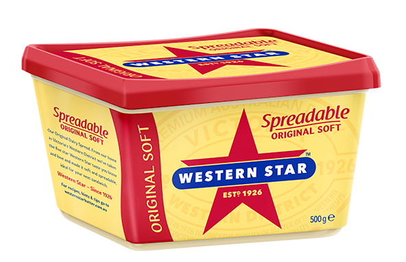Western Star Spreadable Soft Butter Original 500g