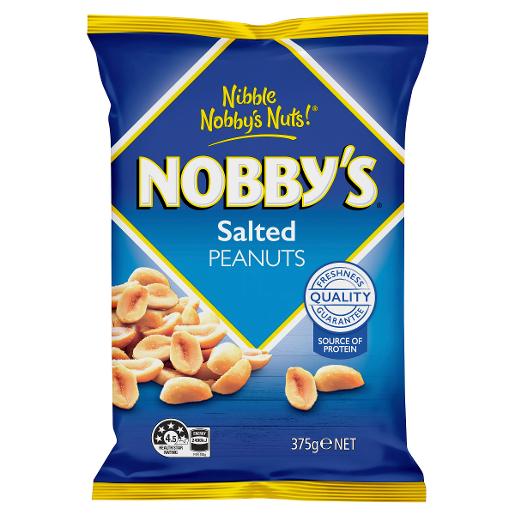 Nobbys Salted Peanuts 375gm